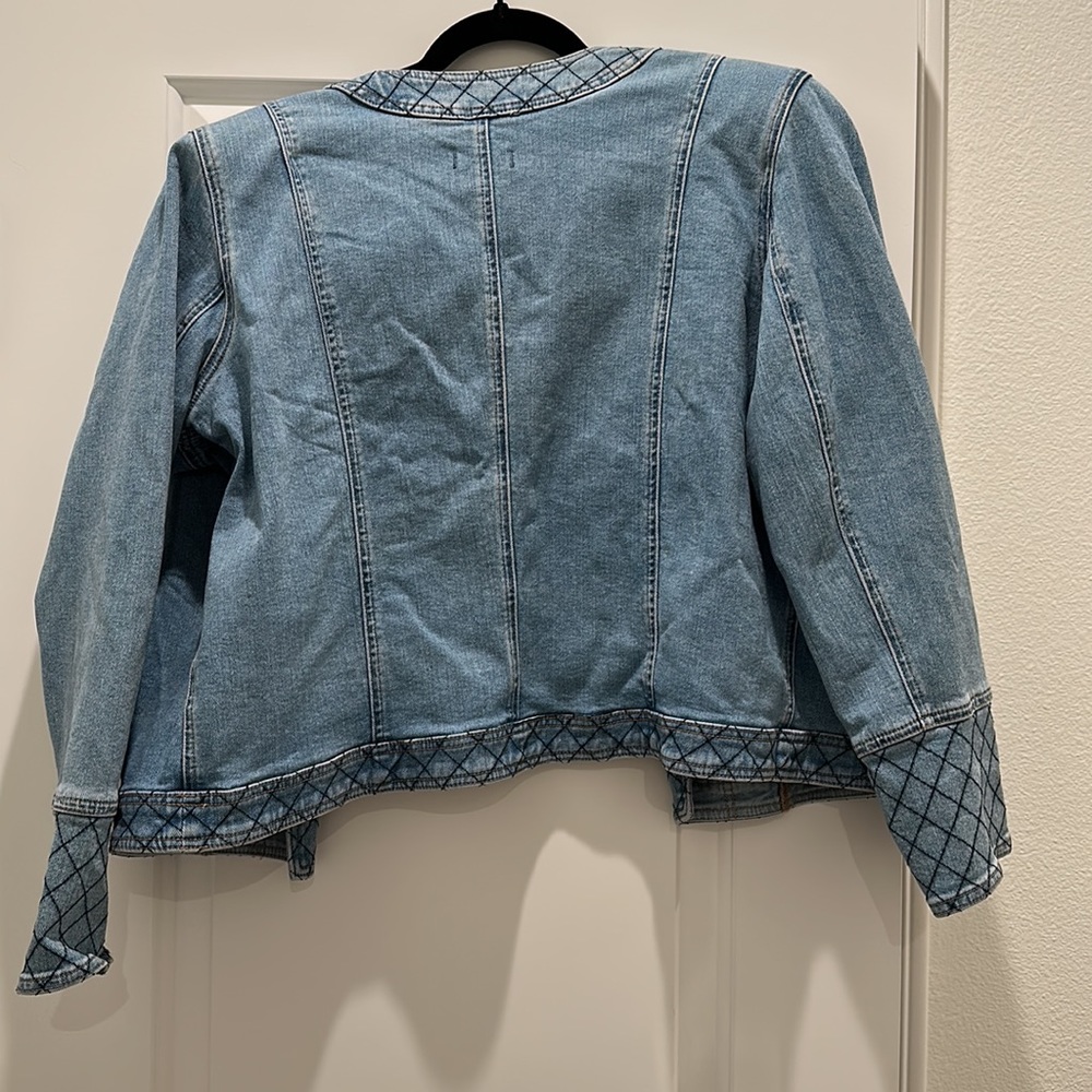 Padded jean jacket - Picture 4 of 5